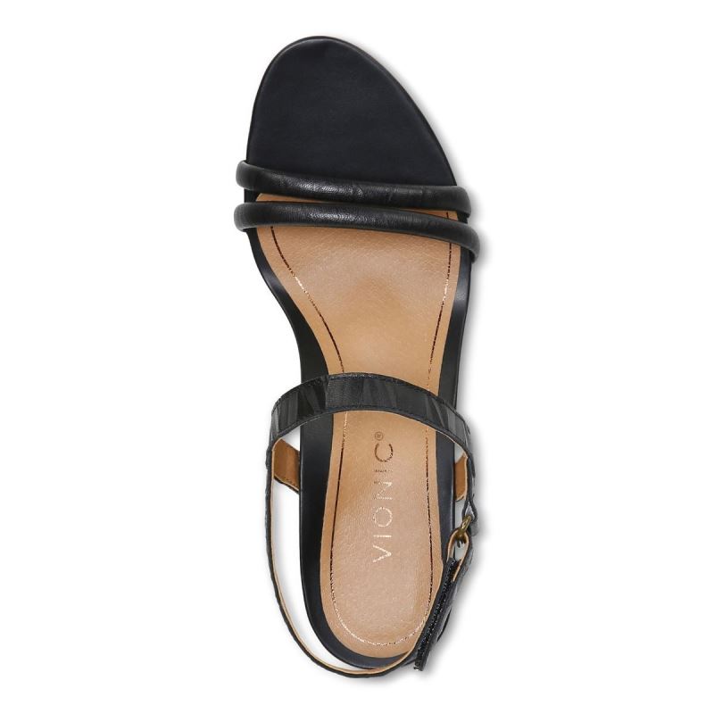 Vionic Women's Emmy Wedge Sandal - Black