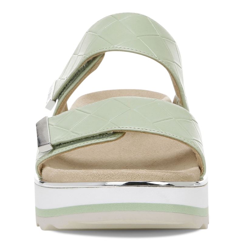 Vionic Women's Brandie Woven Strap Sandal - Celery Woven