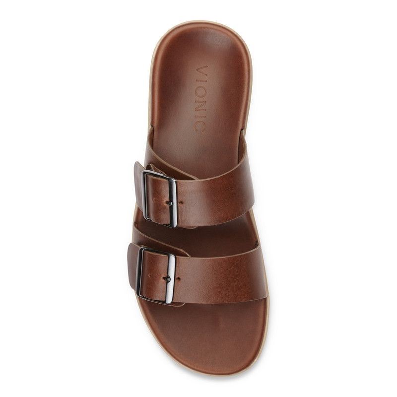 Vionic Men's Charlie Slide Sandal - Brown
