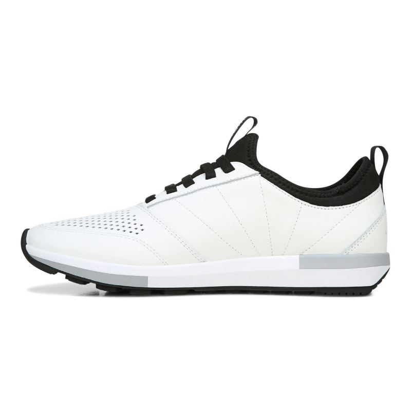 Vionic Men's Trent Sneaker - White Leather