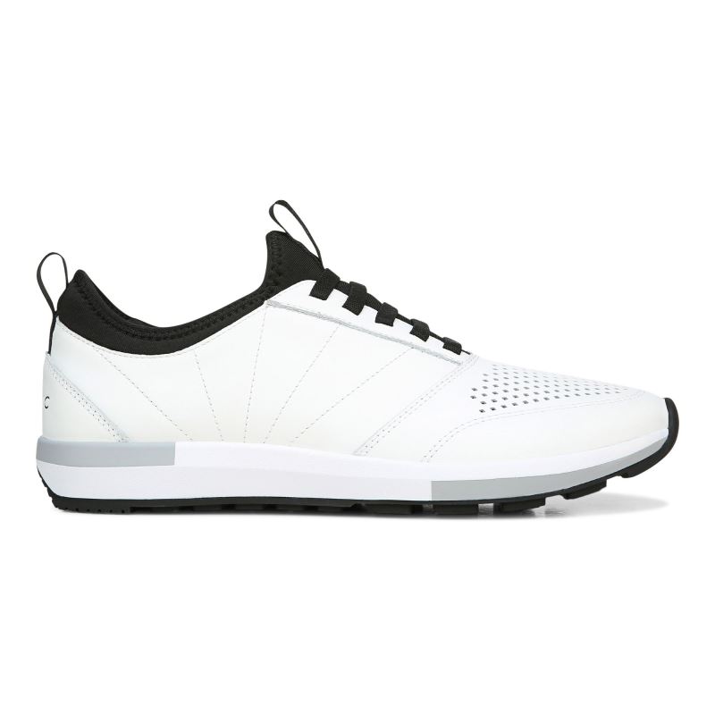 Vionic Men's Trent Sneaker - White Leather