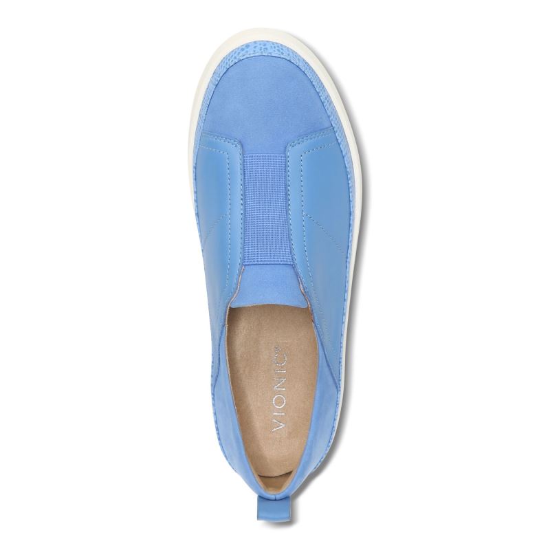 Vionic Women's Zinah Slip on Sneaker - Azure