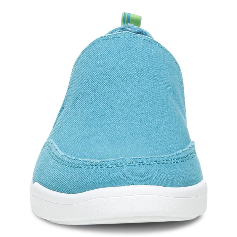 Vionic Women's Malibu Slip On - Lake Blue Canvas